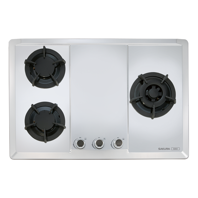 三口大面板易清檯面爐 G2633S
