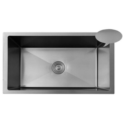 不鏽鋼壓花手工水槽 DF-6003ST(80cm)